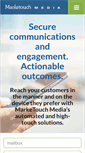 Mobile Screenshot of marketouchmedia.com